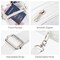 Clear Purses for Women Stadium - Clear Bag Stadium Approved Crossbody Bag Adjustable Shoulder Strap for Concerts Sports Festivals Events Game Day, White